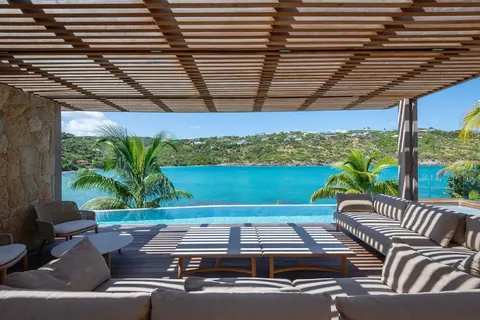 Luxury Villa Linda Beach front with private beach, 5 bedrooms in St Barth search for sale For Super Rich Luxury Villa Linda Beach front with private beach, 5 bedrooms in St Barth search for sale For Super Rich