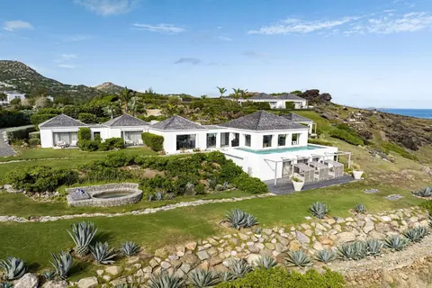 Luxury Villa Casa del Mar Panoramic sea views, 6 bedrooms in Petit Cul de Sac- St Barth available for sale For Super Rich