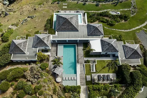 Luxury Villa Casa del Mar Panoramic sea views, 6 bedrooms in Petit Cul de Sac- St Barth buy for sale For Super Rich
