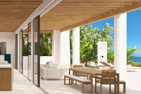 Architectural Villa M-House D1 - Lot 2 Beachfront, 5 bedrooms in Blue Mountain - Providenciales available for sale For Super Rich