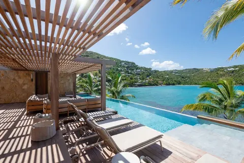 Luxury Villa Linda Beach front with private beach, 5 bedrooms in St Barth best for sale For Super Rich Luxury Villa Linda Beach front with private beach, 5 bedrooms in St Barth best for sale For Super Rich