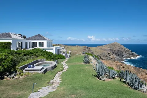 Luxury Villa Casa del Mar Panoramic sea views, 6 bedrooms in Petit Cul de Sac- St Barth search for sale For Super Rich