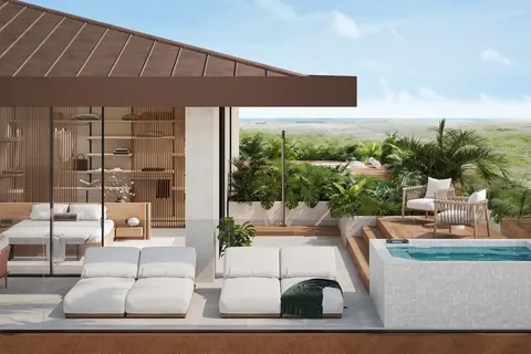 Contemporary Penthouse Beach Front Sea View, 5 bedrooms in Long Bay - Providenciales CKYNGG for sale For Super Rich