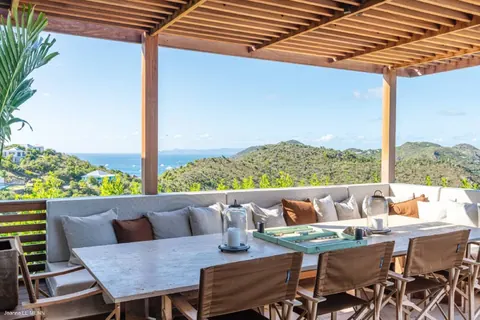 High-end Villa Never Say Never Panoramic Sea and Mountain views, 4 bedrooms in St Barth search for sale For Super Rich