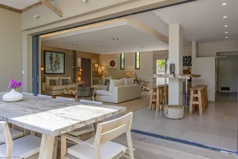 Modern Villa K Beachfront with infinity-zero-edge pool, 4 bedrooms in Anse Des Cayes - St Barth price for sale For Super Rich