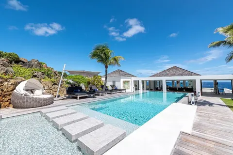 Luxury Villa Casa del Mar Panoramic sea views, 6 bedrooms in Petit Cul de Sac- St Barth price for sale For Super Rich