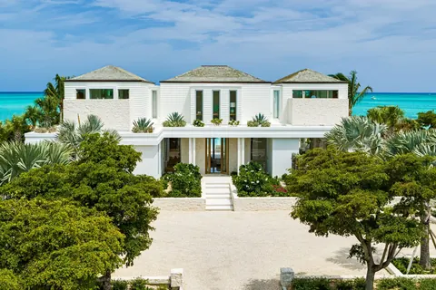 Architectural Villa Sea View 50 PRINCE OF WALES DRIVE, 7 bedrooms in Leeward - Providenciales best for sale For Super Rich