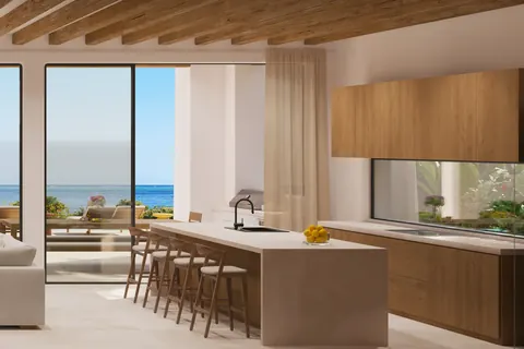 Architectural Villa M-House D1 - Lot 2 Beachfront, 5 bedrooms in Blue Mountain - Providenciales best for sale For Super Rich