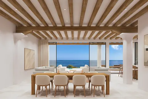 Architectural Villa M-House D1 - Lot 2 Beachfront, 5 bedrooms in Blue Mountain - Providenciales price for sale For Super Rich