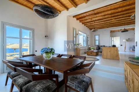 Luxury Villa Ostraco Aegean Sea views, 7 bedrooms in Mykonos deal for sale For Super Rich