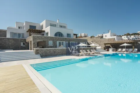 Luxury Villa Panoramic View Overlooking Psarou Beach, 10 bedrooms in Mykonos