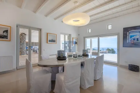 Luxury Villa Near Nammos Beach Bar and Psarou Beach Sea view, 13 bedrooms in Mykonos real estate for sale For Super Rich