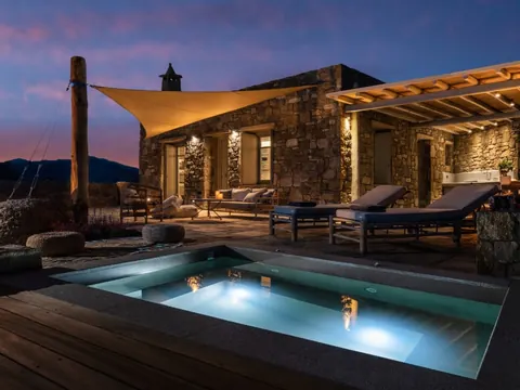 Premium Villa Panoramic View sea and mountain, 11 bedrooms in Mykonos unique for sale For Super Rich