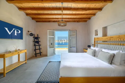 Luxury Villa Ostraco Aegean Sea views, 7 bedrooms in Mykonos luxury for sale For Super Rich