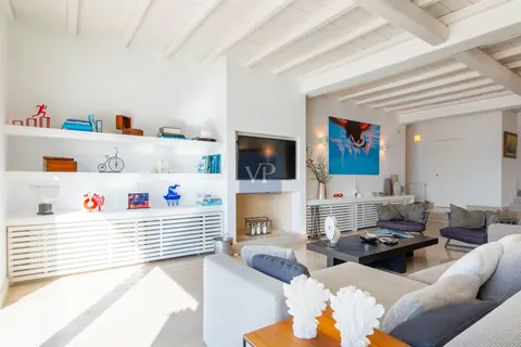 Luxury Villa Near Nammos Beach Bar and Psarou Beach Sea view, 13 bedrooms in Mykonos top for sale For Super Rich