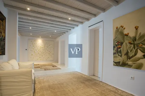 Luxury Villa Panoramic View Overlooking Psarou Beach, 10 bedrooms in Mykonos luxury for sale For Super Rich