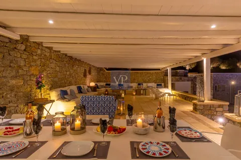Luxury Villa Near Nammos Beach Bar and Psarou Beach Sea view, 13 bedrooms in Mykonos properties for sale For Super Rich