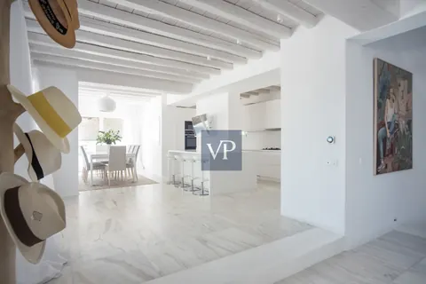 Luxury Villa Panoramic View Overlooking Psarou Beach, 10 bedrooms in Mykonos deal for sale For Super Rich