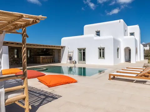 Premium Villa Panoramic View sea and mountain, 11 bedrooms in Mykonos search for sale For Super Rich