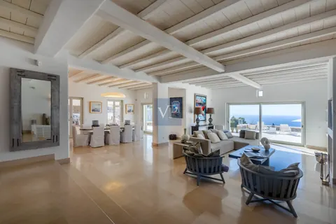 Luxury Villa Near Nammos Beach Bar and Psarou Beach Sea view, 13 bedrooms in Mykonos deal for sale For Super Rich