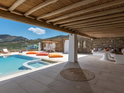 Premium Villa Panoramic View sea and mountain, 11 bedrooms in Mykonos property for sale For Super Rich