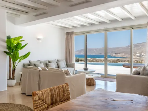 Premium Villa Panoramic View sea and mountain, 11 bedrooms in Mykonos value for sale For Super Rich