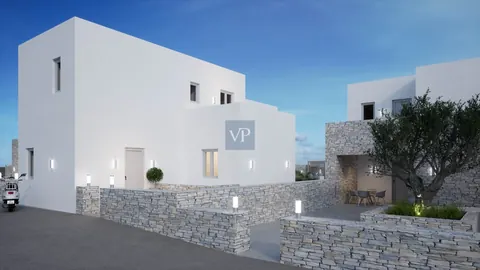 Luxury Villa Coastal Kite private garden and pool, 3 bedrooms in Paros New for sale For Super Rich