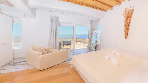 Premium Hotel Panoramic sea view overlooking the Aegean, Tennis court, 29 bedrooms in Mykonos Classified ads for sale For Super Rich