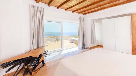 Premium Hotel Panoramic sea view overlooking the Aegean, Tennis court, 29 bedrooms in Mykonos value for sale For Super Rich