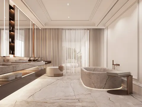 Luxury Apartment Beach Front Waldorf Astoria, 2 bedrooms in Ras Al Khaimah ultra luxury for sale For Super Rich