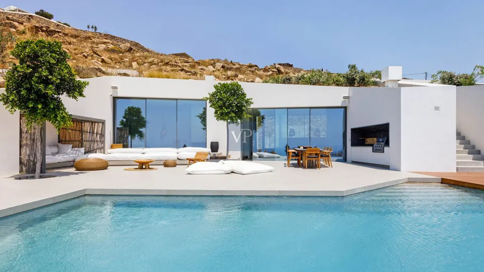 Architectural Villa Pandora sea view, 6 bedrooms in Mykonos for sale For Super Rich Architectural Villa Pandora sea view, 6 bedrooms in Mykonos for sale For Super Rich