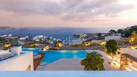 Architectural Villa Pandora sea view, 6 bedrooms in Mykonos available for sale For Super Rich Architectural Villa Pandora sea view, 6 bedrooms in Mykonos available for sale For Super Rich