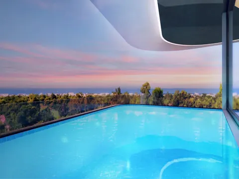 Luxury Apartment Helios Panoramic view from balcony with Swimming Pool, 3 bedrooms in Glyfada 759830 for sale For Super Rich