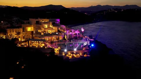 Premium Hotel Beach Front seaside, heated swimming pool with bar, 15 bedrooms in Nikolaos - Crete buy for sale For Super Rich