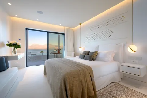 Premium Hotel Beach Front seaside, heated swimming pool with bar, 15 bedrooms in Nikolaos - Crete deal for sale For Super Rich
