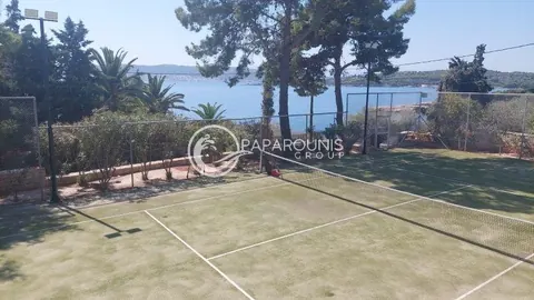 Luxury Villa Beach Front Tennis court, 7 bedrooms in Porto Heli / Saint Emilianos ultra luxury for sale For Super Rich