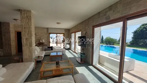 Luxury Villa Beach Front Tennis court, 7 bedrooms in Porto Heli / Saint Emilianos deal for sale For Super Rich