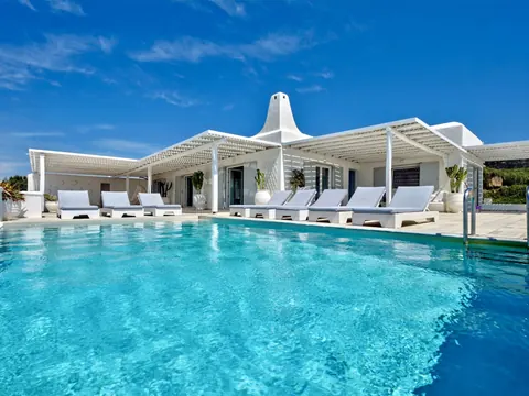Luxury Villa Panoramic View sea view, in the hills of Agios Lazaros, 7 bedrooms in Mykonos