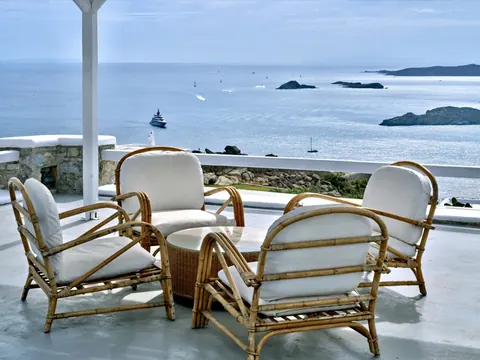Luxury Villa Panoramic View sea view, in the hills of Agios Lazaros, 7 bedrooms in Mykonos price for sale For Super Rich