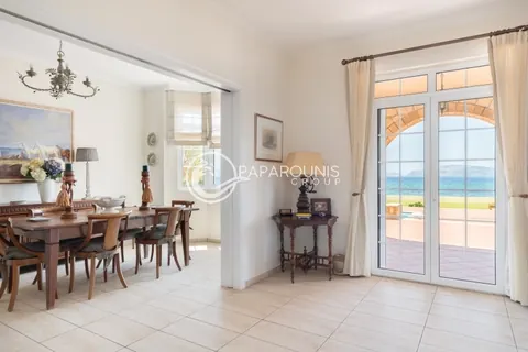Luxury Villa Beach Front  sea view to the Saronic Islands, 6 bedrooms in Ermioni deal for sale For Super Rich