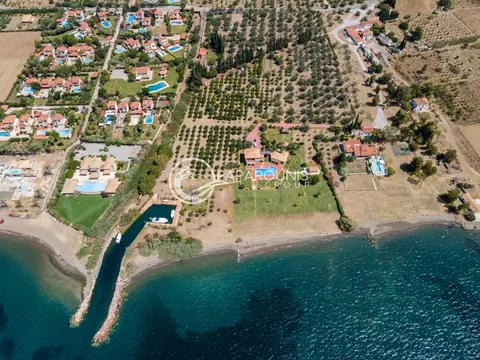 Luxury Villa Beach Front  sea view to the Saronic Islands, 6 bedrooms in Ermioni photo for sale For Super Rich