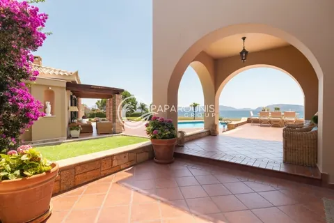 Luxury Villa Beach Front  sea view to the Saronic Islands, 6 bedrooms in Ermioni buy for sale For Super Rich