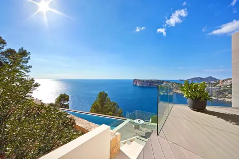 Luxury Villa Beach Front Panoramic View, 3 bedrooms in Mallorca real estate for sale For Super Rich