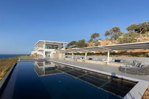 Luxury Villa Aoria Seafront, 5 bedrooms in Chania - Crete New for sale For Super Rich