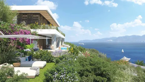Luxury Villa Panoramic View Sea View, 4 bedrooms in Crete Construction plan for sale For Super Rich