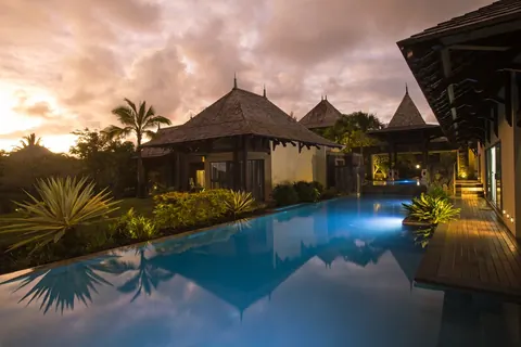 Elegant Villa Cassiopée Golf view, 5 bedrooms in Bel Ombre