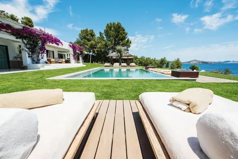 Premium Villa Beach Front with access to the private beach, 6 bedrooms in Ibiza Used for sale For Super Rich Premium Villa Beach Front with access to the private beach, 6 bedrooms in Ibiza Used for sale For Super Rich