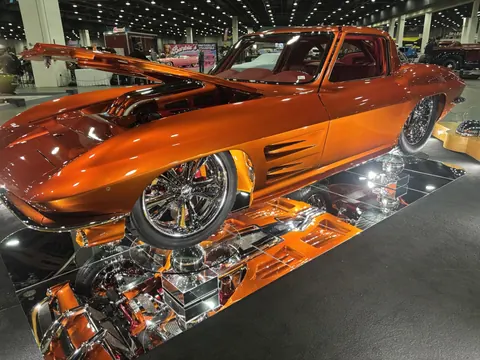 1963 Chevrolet Corvette Orange for sale For Super Rich