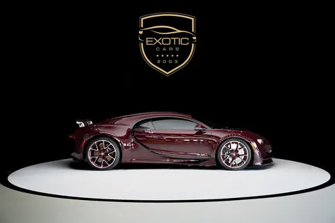 2018 Bugatti Chiron Red &amp; Black for sale For Super Rich