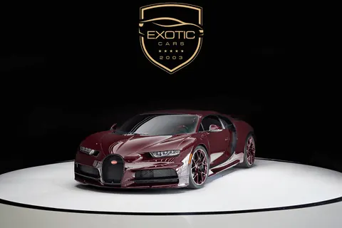2018 Bugatti Chiron Maroon 5000 Kilometers